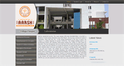 Desktop Screenshot of aarshmahavidyalaya.org