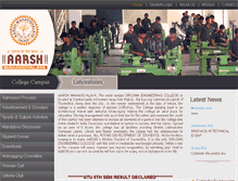 Tablet Screenshot of aarshmahavidyalaya.org